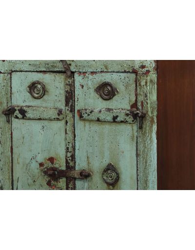 Skrinka z teakového dreva, 45x25x66cm