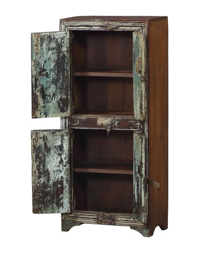 Skrinka z teakového dreva, 51x27x113cm