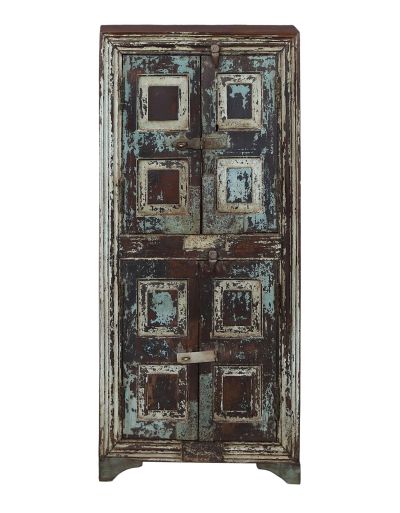 Skrinka z teakového dreva, 51x27x113cm