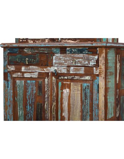 Príborník z recyklovaného dreva, 100x47x214cm