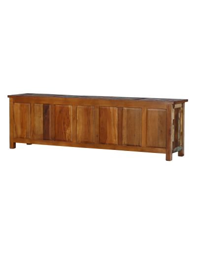 Komoda pod TV z recyklovaného dreva, 200x42x60cm