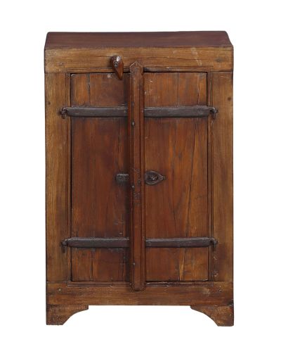 Skrinka z teakového dreva, 43x27x66cm