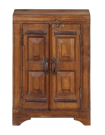 Skrinka z teakového dreva, 46x27x65cm