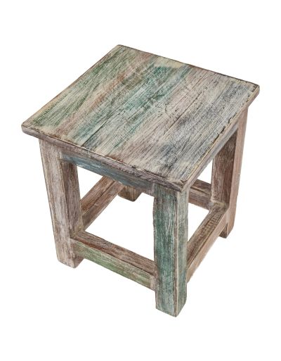 Stolička z recyklovaného dreva, 25x25x30cm