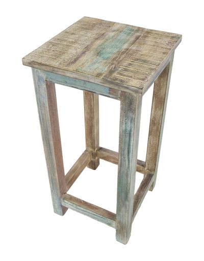 Stolička z recyklovaného dreva, 30x30x60cm