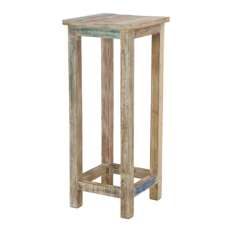 Stolička z recyklovaného dreva, 30x30x75cm