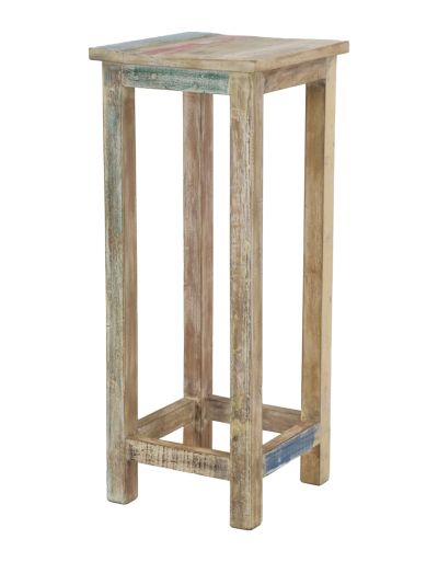 Stolička z recyklovaného dreva, 30x30x75cm