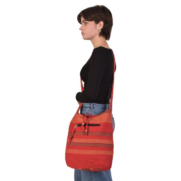 Taška cez rameno "Baba bag - Kerala", 37x37cm dĺžka ucha 54cm