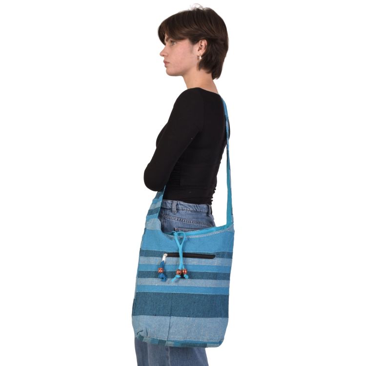 Taška cez rameno "Baba bag - Kerala", 37x37cm dĺžka ucha 54cm