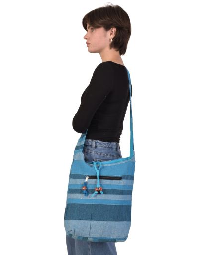 Taška cez rameno "Baba bag - Kerala", 37x37cm dĺžka ucha 54cm