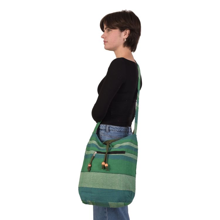 Taška cez rameno "Baba bag - Kerala", 37x37cm dĺžka ucha 54cm
